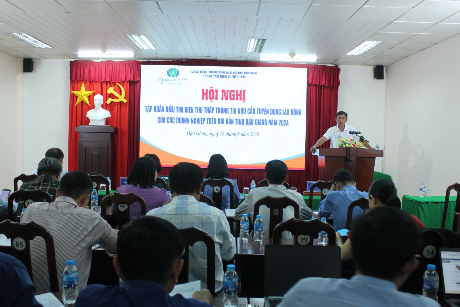 Hội nghị tập huấn thu thập thông tin nhu cầu tuyển dụng lao động của các doanh nghiệp trên
